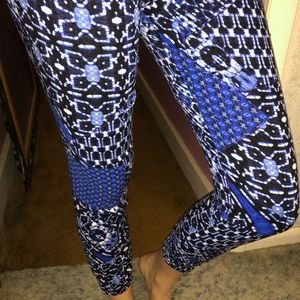 Blue Fun Pants Leggings